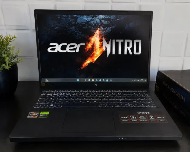 Notebook Gamer Acer Nitro V15 ANV15-41-R2GT - Ryzen 7 + RTX 4050 - Estado de Novo
