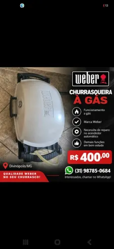 Churrasqueira a gás
