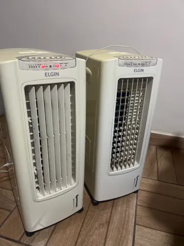 ? Lote 2 Climatizadores Elgin + Ventilador Ventisol - R$ 230