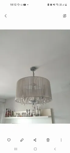 Lustre Grande completo cristal