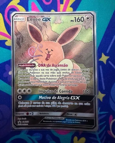 Carta Eevee Gx Full Art Promo NM
