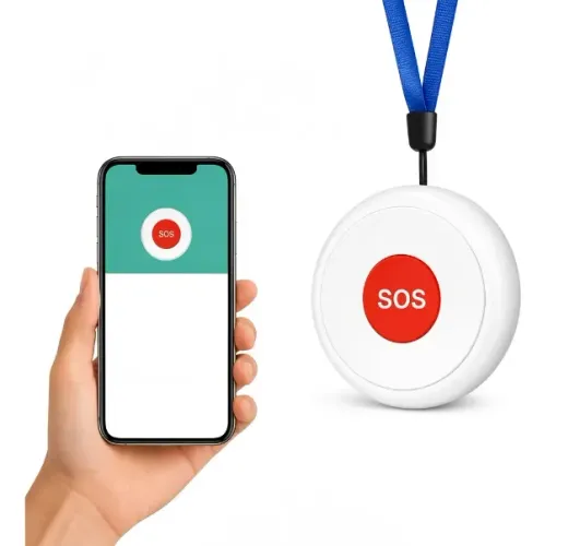 Botão Emergência Panico Sos Wifi Sem Fio Tuya Idoso Celular