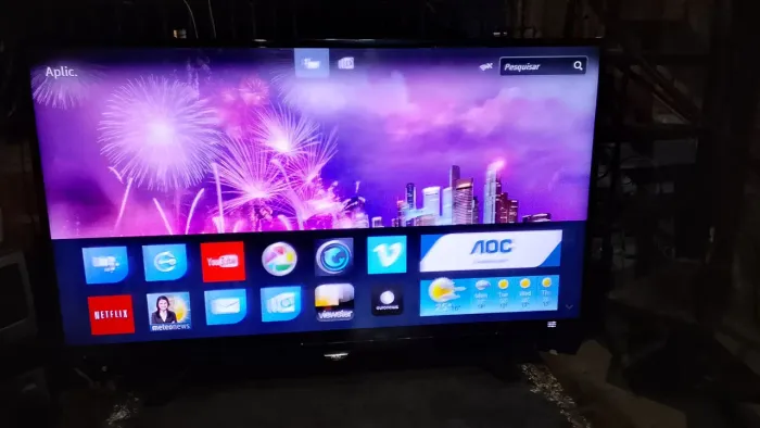 Tv de 43 AOC smaty tv muito boa