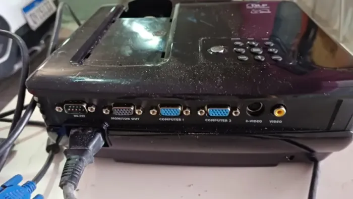 Projetor fusível queimado
