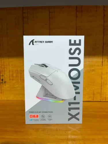 Mouse Attack Shark X11 White