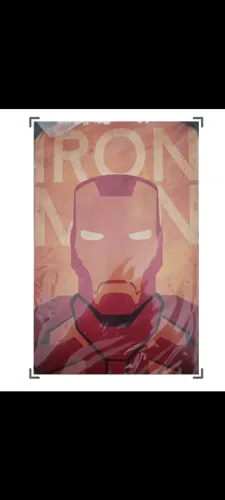 Quadro Decorativo IRON MAN. Tam.19x29; Metal.(Novo)