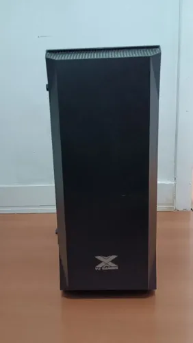 Gabinete Gamer Usado, Vx Gaming Borealis, Janela Acrílica, Preto, Frontal Com Fita Led Rgb
