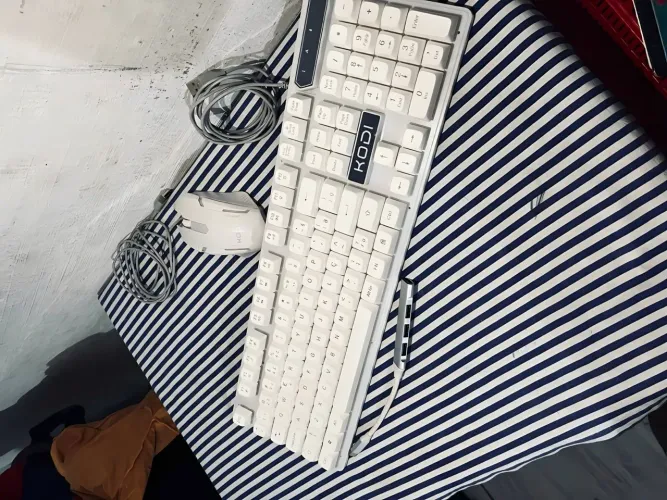 Kit teclado e mouse gamer+cabo otg ? jogue no celular igual no pc