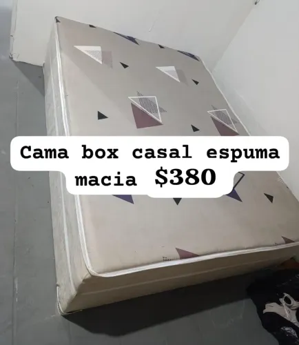 Cama Casal Espuma Macia (ENTREGA GRÁTIS)