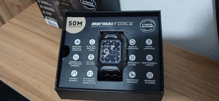 Smartwatch Mormaii Force: Resistência Militar para Superar Qualquer Limite