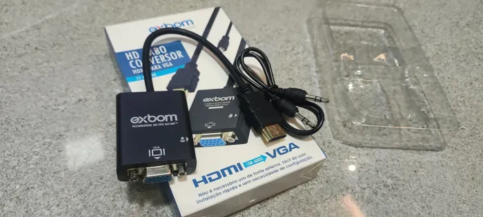 Adaptador vga para HDMI exbom