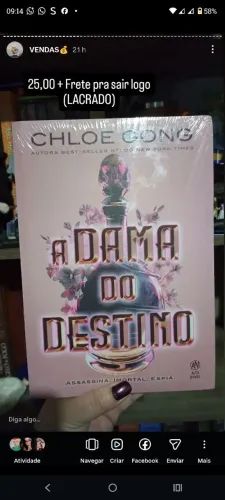 Livro A Dama do Destino