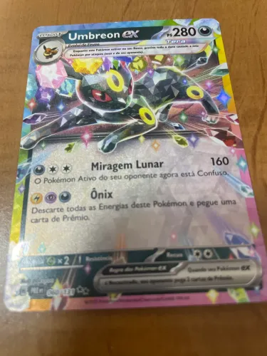Carta Pokémon Umbreon Ex ultra rara 