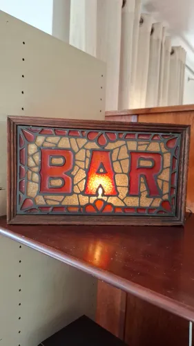  [RARIDADE] Luminária BAR Anos 70 - Original J. Coelho (Com Selo de Fábrica) vintage