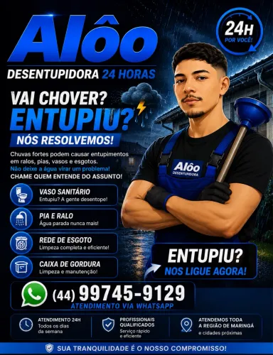 Entupiu ? Precisou só da um Alôo 
