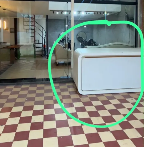 Doação balcão de loja