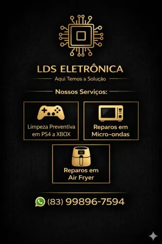 Concerto de Microondas e limpeza em Playstation