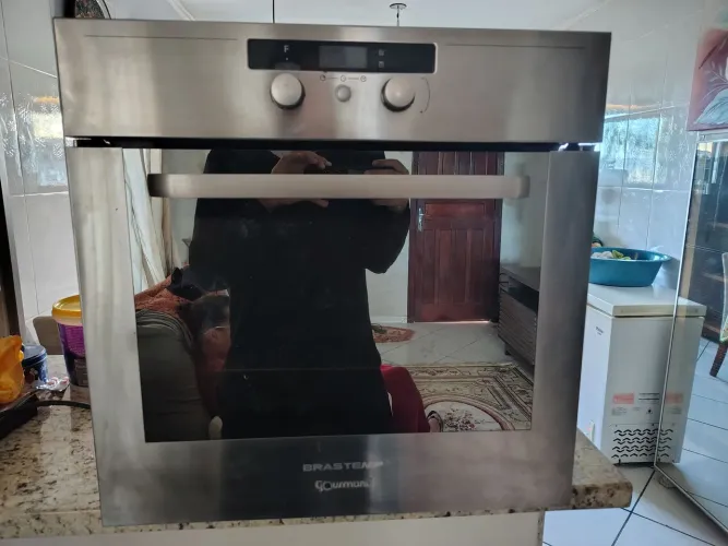 Forno Brastemp Gourmand BOC60ARBNA (forno elétrico de embutir)