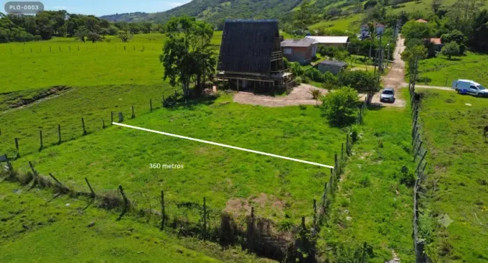 Terreno de 360 metros quadrados no bairro Costa do morro Paulo Lopes