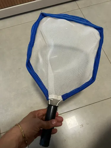 Peneira Metálica Para Limpeza De Piscina Mais Resistente
