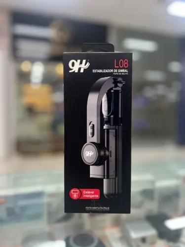 ESTABILIZADOR GIMBAL PARA CELULAR COM TRIPÉ E CONTROLE BLUETOOTH L08