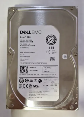 Hd Dell 4tb 0krm6x 7.2k Sas 12gbps 3.5 St4000nm017a - (Recondicionado) Hd Dell 4tb 0krm6x