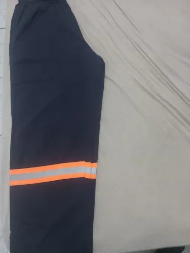 Calça de trabalho com refletor tam G