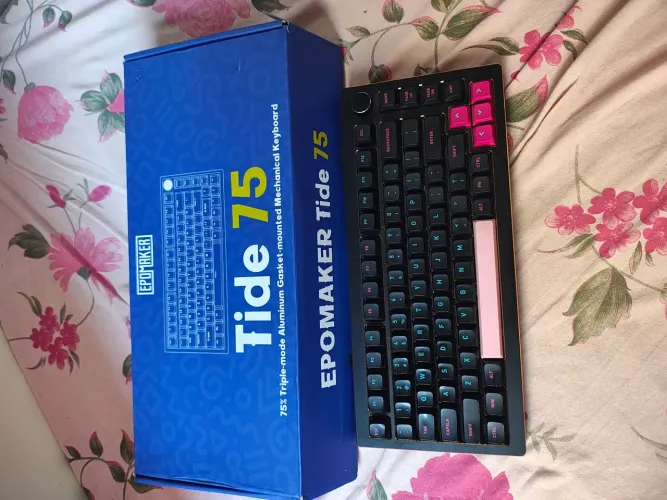 Epomaker Tide75 Teclado mecânico de alumínio