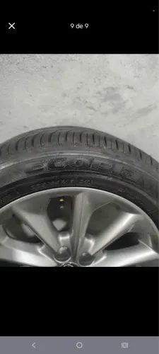 Jogo de rodas e pneus Corolla 