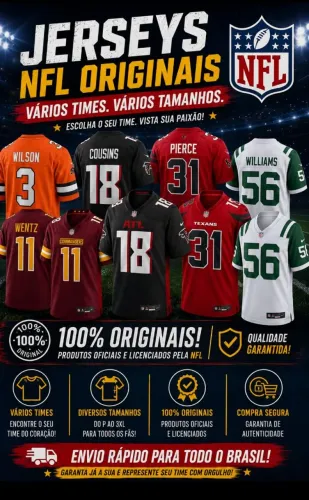 Camisas originais NFL