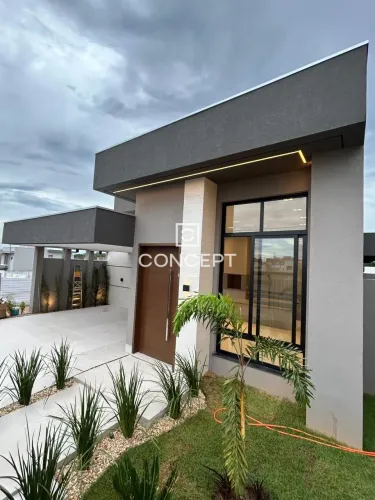 Casa alto padrão 3 suítes piscina aquecida 187m² Brisas Horizontal Cuiabá