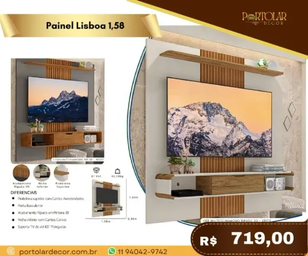 Painel Lisboa 1,58 a pronta entrega