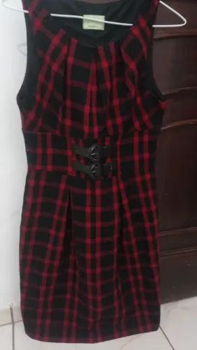 Vestido xadrez lã australiano Review