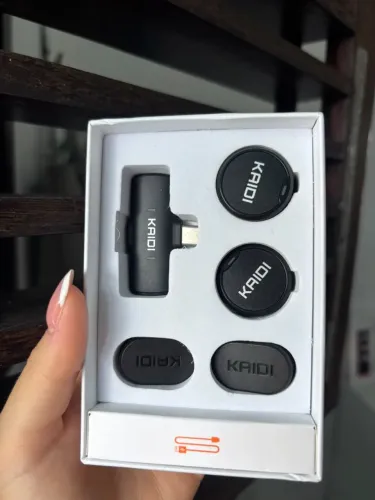 MICROFONE LAPELA KAID COMPLETO