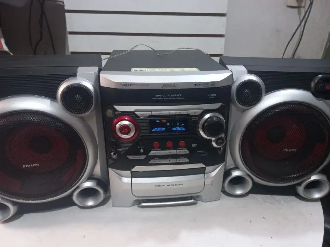 Micro system philips FW M377 MP3 CD no estado 