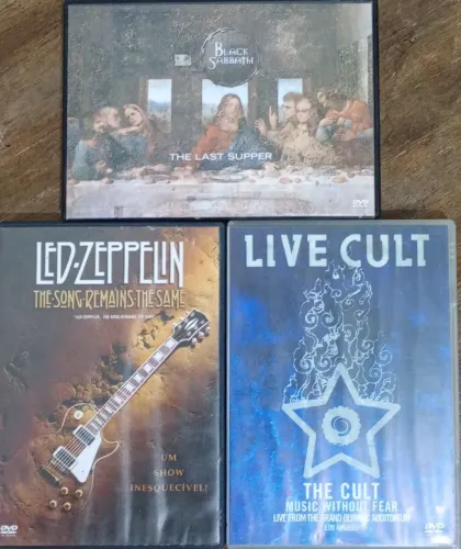 DVDs de rock internacional 