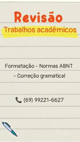 Revisão e Formatação de Trabalhos Acadêmicos