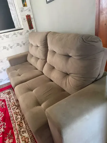 ? SOFÁ-CAMA SEMINOVO POR R$ 1.000! ?