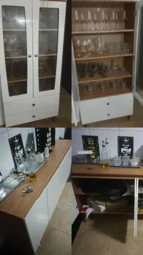 Cristaleira e buffet