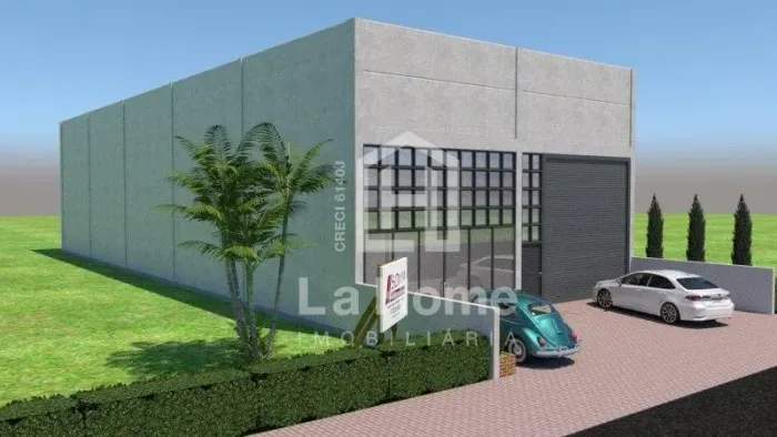 Galpões com 393,30m² e a 600mts da Br-101 para locação em Itapema, Blumenau - Disponivel a