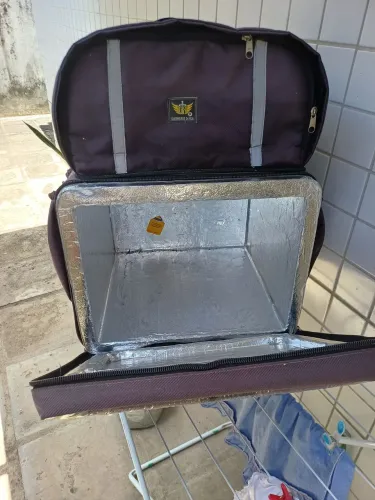 Bag impermeável 45 litros laminada em ótimo estado