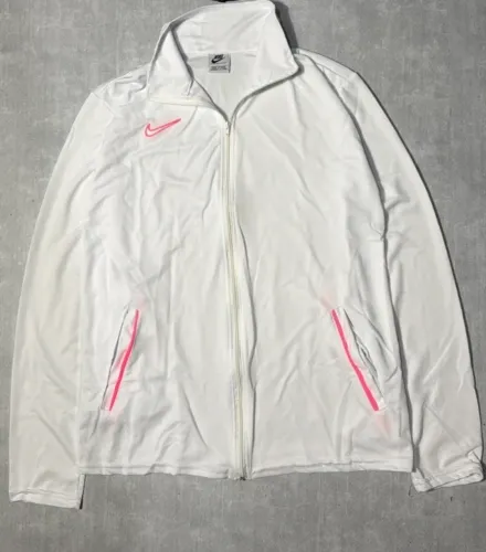 Jaqueta dri fit 2021 branco com rosa