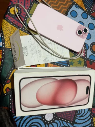iPhone 15 Plus 256GB Rosa - Impecável | Completo | Nota Fiscal