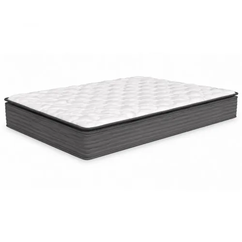 Colchão Molas 138x188x34 Probel Cannes Cinza Com Pillow Super