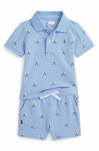 Conjunto Ralph Lauren bebê - 6/9 meses novo! 