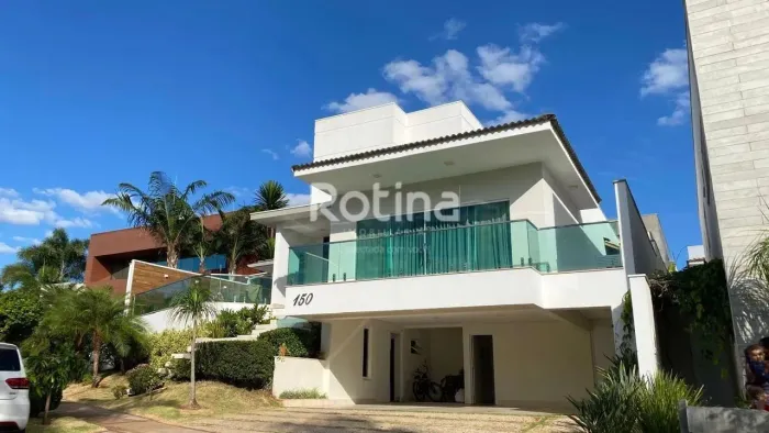 Casa Condomínio Fechado para alugar, 5 quartos, Gávea - Uberlândia/MG - Rotina Imobiliária