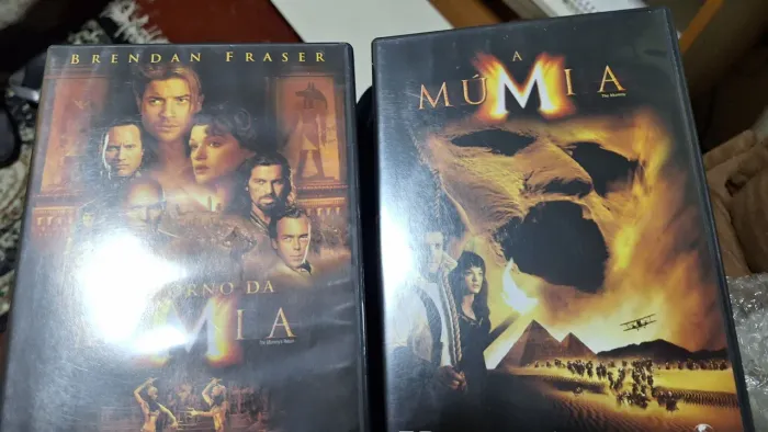 DVDs do filme mumia 1e2