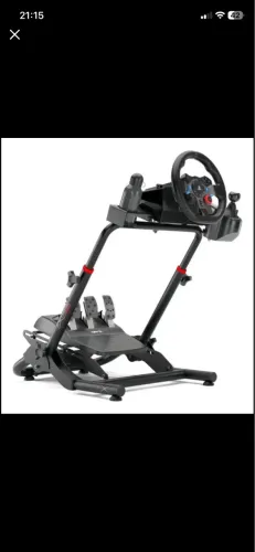 Volante simulador logitech com cockpit (versão Xbox)
