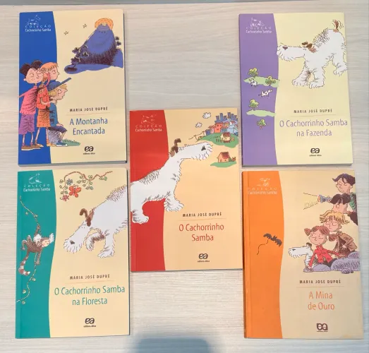 Coleção Cachorrinho Samba- 5 volumes