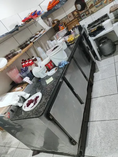 Freezer balcão refrigerado inox 